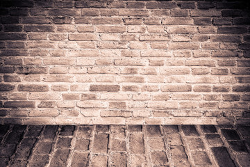 grunge background red brick wall texture bright plaster wall