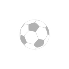 Simple icon soccer ball.
