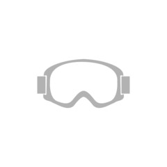 Simple icon of ski goggles.