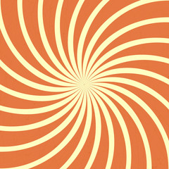 orange spiral vintage