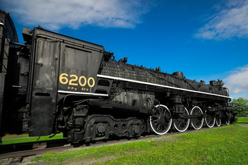 Antique Steam Train Engine 6200