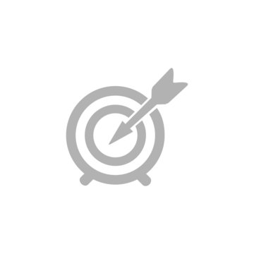 Simple target icon with an arrow.