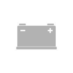 Simple icon car battery.