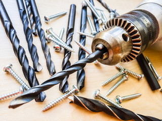 Drill and screws