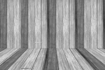 wood wall and wood floor interior and background texture