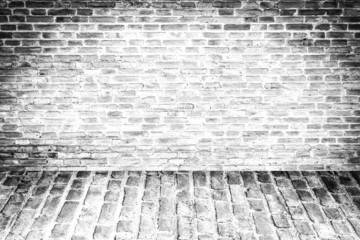 grunge background and red brick wall texture