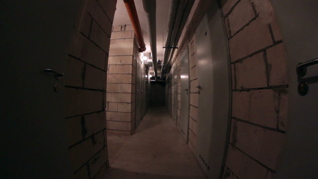 basement corridor walking