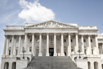 the house and senate wing of capitol building in washington d.c.