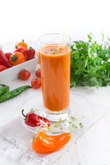 red paprika smoothie