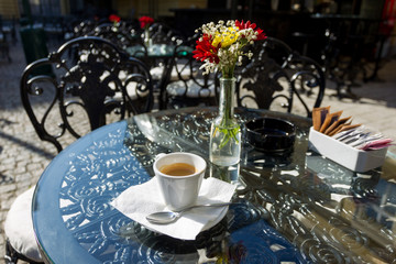 Sofia Bulgaria Street Cafe