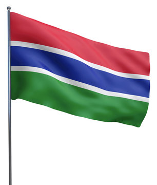 Gambia Flag Image
