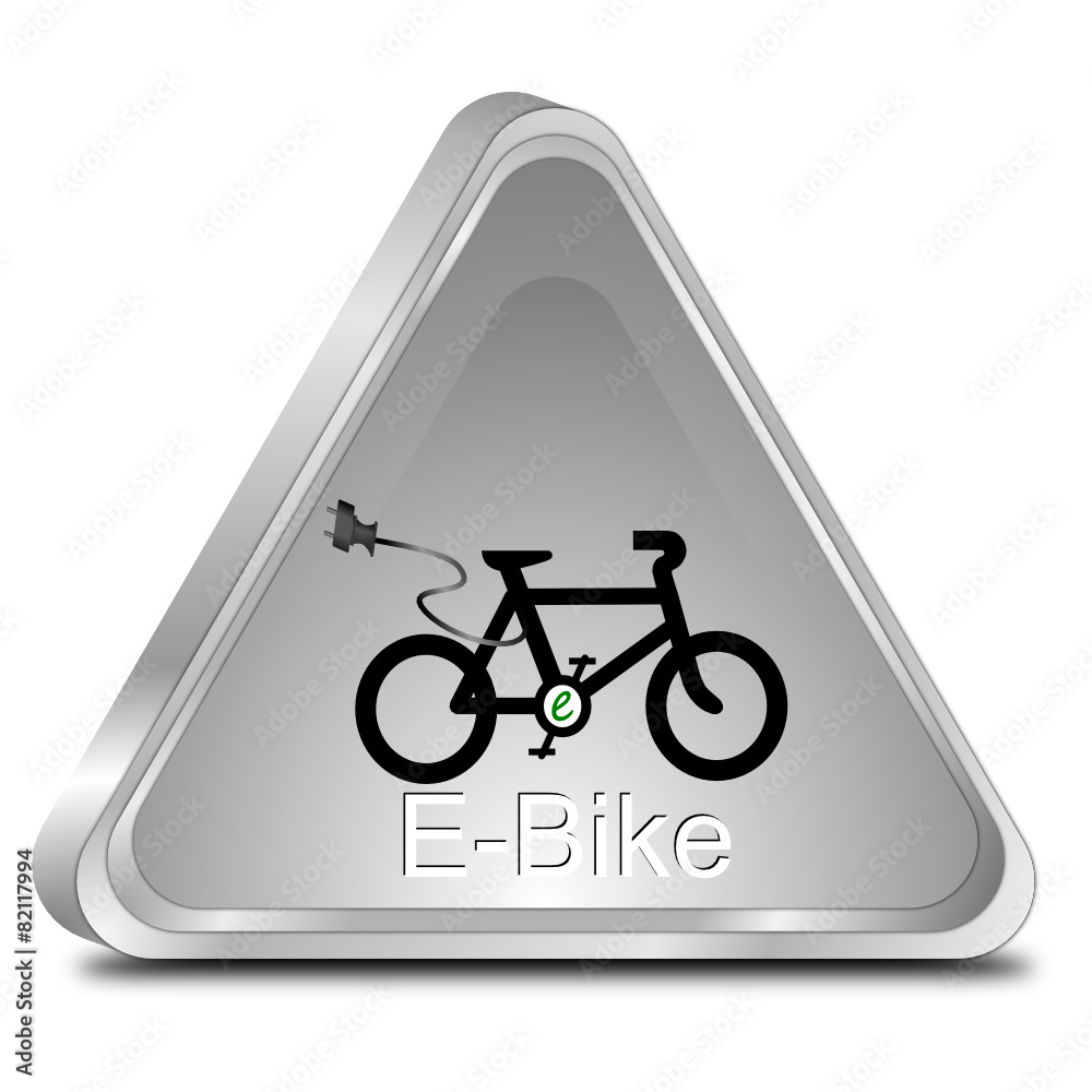 Wall mural E-Bike Button