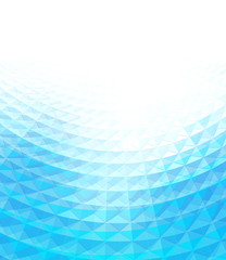 Abstract blue background with white copyspace area