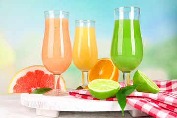 Fresh summer cocktails