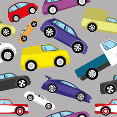 Vector background. Cars.