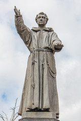 Obraz premium Theobald Mathew Statue O'Connell Street Dublin