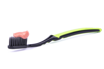 Toothbrush with toothpaste