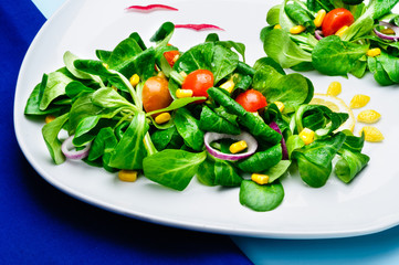 Insalata estiva, close-up
