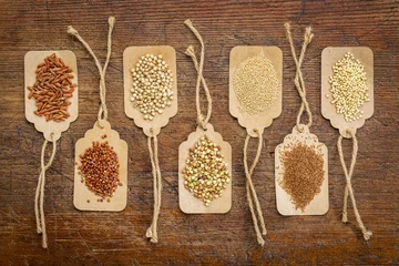 Foto op Plexiglas healthy, gluten free grains abstract © MarekPhotoDesign.com