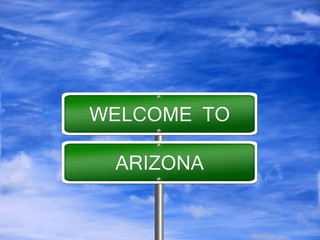 Arizona State Welcome Sign - 82121767