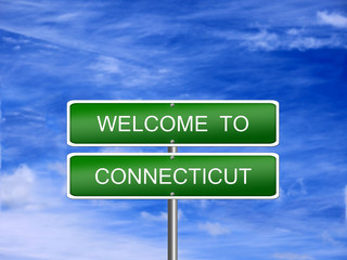 Connecticut State Welcome Sign - 82122117