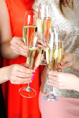 Girls have party celebration