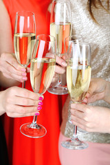 Girls have party celebration