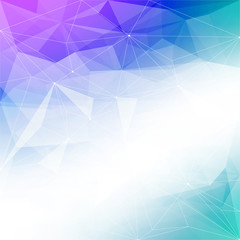 Colorful abstract crystal background.