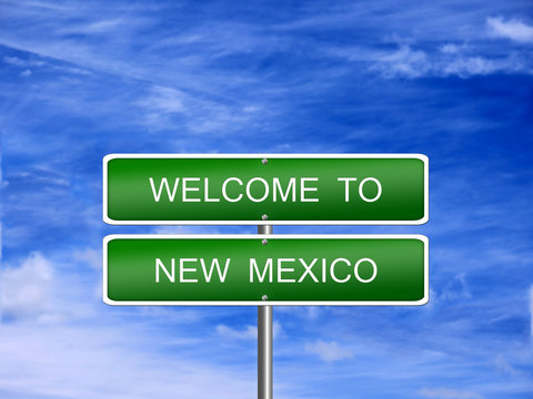 New Mexico State Sign