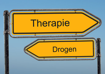 Strassenschild 39 - Drogentherapie