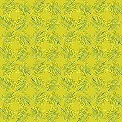 Sprigs green pattern