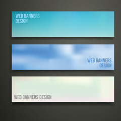 Web banners design