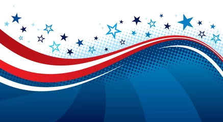 Fourth of july background © Natasa Tatarin