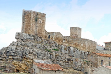 Fototapeta na wymiar Puertomingalvo village, Teruel, Aragon, Spain