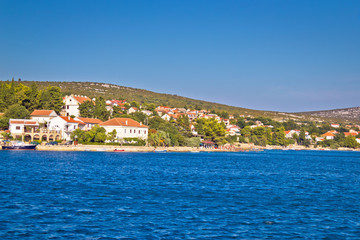 View of Maslenica village waterfront