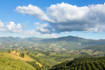 Fototapeta premium Phu Chi Fa, Thailand