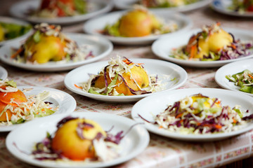 Food on the plate