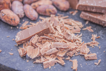 Grated chocolate