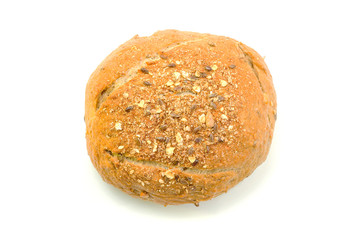 Bread isolated on white