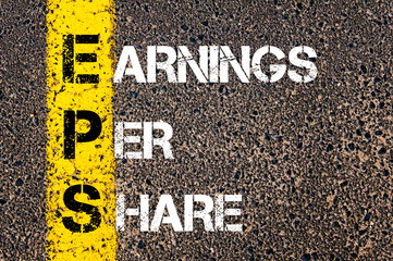 Business Acronym EPS as EARNINGS PER SHARE