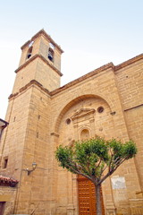 Fototapeta na wymiar Casalarreina church,La Rioja,Spain