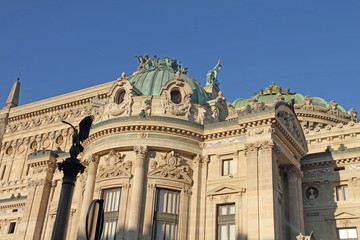 Fototapeta na wymiar Garnier palace also known as Opera de Paris