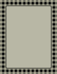Gingham background with frame