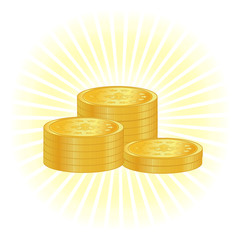 Gold coins