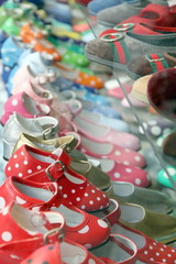 Flamenca shoes on sale, Santa Cruz district of Seville,