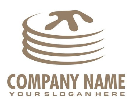 Pancake Logo Image Vector