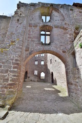 Fototapeta na wymiar Die Burg Hanstein im Eichsfeld Thüringen