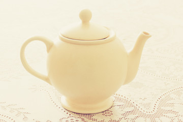 Vintage ceramic teapot