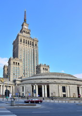 Warsaw downtown,  InterContinental Hotel facade
