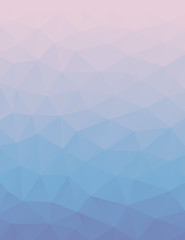 Obraz premium Polygon style geometric vector background
